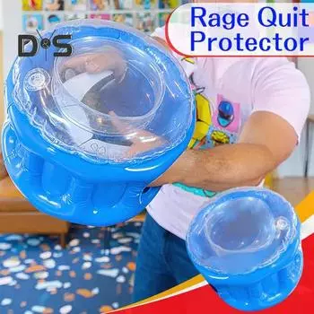 Надувной защитный чехол для игрового контроллера, дышащая конструкция, рассеивание тепла, водонепроницаемый, легкоочищаемый защитный чехол для игрового контроллера синий