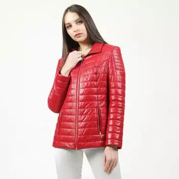 Надувной женский, натуральная кожа, мужская куртка