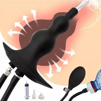 Надувные анальные пробки, клизма, секс-игрушки для пар, вагинальный очиститель, силиконовые анальные пробки, вагинальный расширитель, анальный насос для взрослых, 18 игрушек A Type