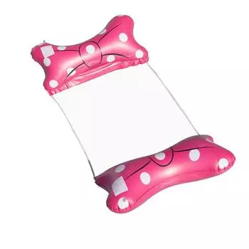 Надувные гамаки для бассейна для взрослых 4-в-1, плавающее кресло-шезлонг для воды, плавательное средство, седло, плоты для бассейна, надувные игрушки для летней вечеринки в бассейне розы красного