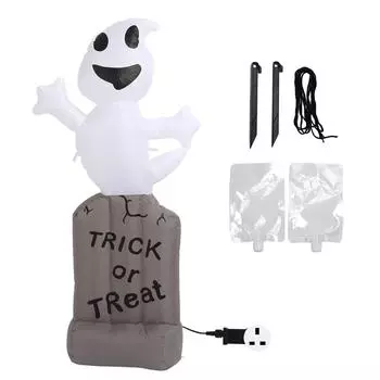 Надувные привидения надгробные плиты украшения 5 футов светодиодные IP44 водонепроницаемые с вентилятором взрывающиеся привидения