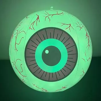 Надувные украшения для глаз на Хэллоуин ED Light Bloodshot Eyeballs Indoor Outdoor Garden Halloween Party Supplies
