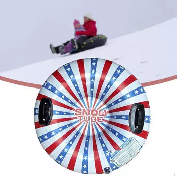 Надувные зимние подарочные сани для катания на лыжах для детей на праздничную вечеринку