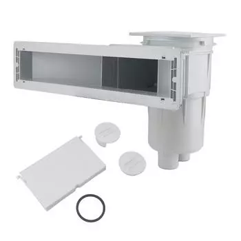 Надземный бассейн Сквозной настенный скиммерный комплект ПВХ 50 см широкий горловина скиммер для бассейна