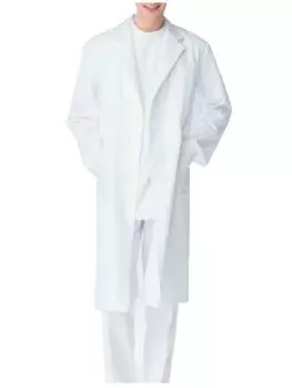 Nagaileben Single Examination Clothes White Men s KEX-5110(BL) 16-1681-0401 белый