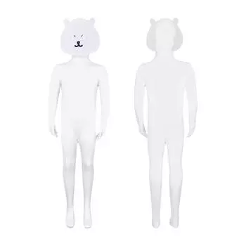 Nagano Bear Японские комиксы Самоуничижительный комбинезон медведя Шуточный костюм для косплея медведя на сцене 110 белый