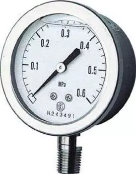 Nagano instrument Glisene pressure gauge vertical type Minimum scale A-frame 60 0.100 GV50-173-2.5MP