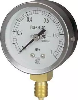 Nagano instrument JIS pressure gauge A frame Pressure range to general-purpose (straight) (MPa) 0.0 10.00 GS50-121-10.0MP
