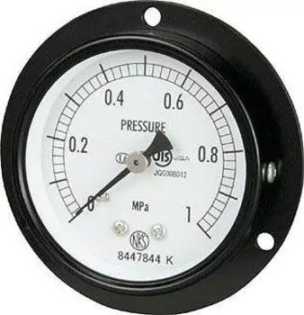 Nagano instrument normal pressure gauge D frame embedded type minimum scale 60 0.002 AA15-221-0.1MP