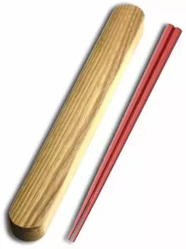 Nagao Chopsticks Chopstick Box Set 23cm Hexagonal Chopsticks Red Dishwasher Safe Made in Japan