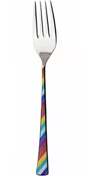 Nagao Dinner Fork Stainless Steel Multicolor Made in Japan 18.5cm 18-8