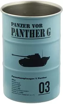 Nagao Кружка-барабан, 13,5 жидких унций (400 мл), Кружка Tank, 03, Panter G, сделано в Японии