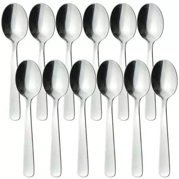 Nagao Lilac Coffee Spoon Set of 12 Commercial Use Made in Japan 11.8cm