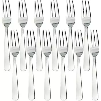 Nagao Lilac Tyme Fork, Set of 12, 4.9 inches (12.5 cm), Commercial Use, Made in Japan
