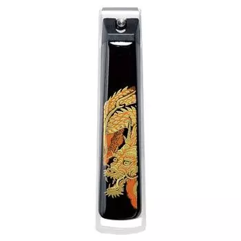Nagao Made in Japan Makie Nail Clippers in Paulownia Box Dragon MN-12