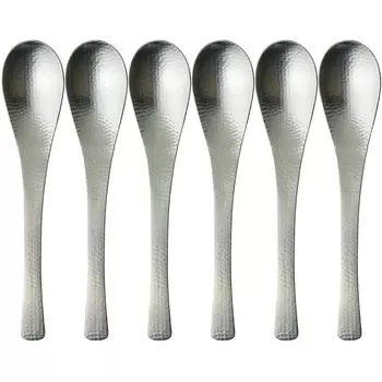 Nagao, японская и западная смесь, 5 предметов, 1 нержавеющая ложка, сделанная в Японии, 18 см, + предмет, сталь 18-8, кованая, серебряный
