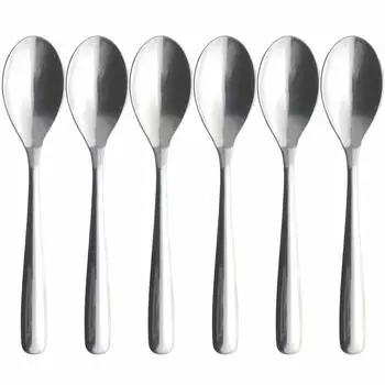 Nagao Slim Teaspoon Stainless Steel Made in Japan 5+1 13.4cm