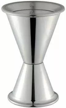 Nagao Tsubame Sanjo Cocktail Measure Cup Jigger Cup with Scale Stainless Steel Made in Japan 60/30ml 18-8