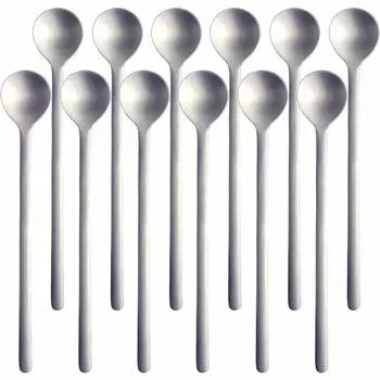 Nagao Tsubame Sanjo Shaved Ice Spoon Set of 12 Stainless Steel Made in Japan 17.3cm 18-8