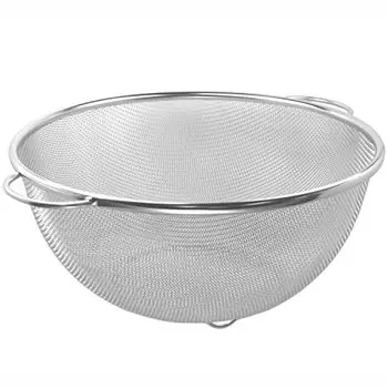 Nagao Tsubamesanjo Colander Outer Diameter 8.7 inches (22 cm), 18-8 Stainless Steel, Made in Japan