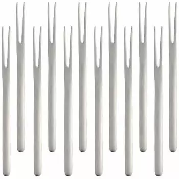 Nagao Tsubamesanjo Japanese Sweets Pick Fork Set of 12 12cm Stainless Steel Made in Japan 18-8