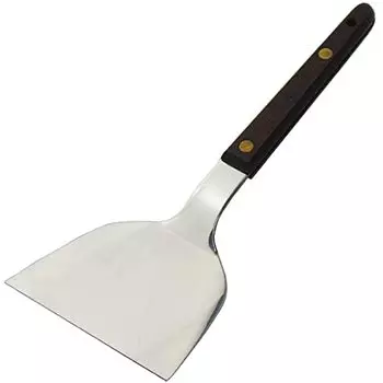 Nagao Tsubamesanjo Okonomiyaki Spatula, Width 3.7 inches (9.3 cm), Wooden Pattern, Made in Japan