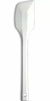 Nagao Tsubamesanjo Silicone Heat Resistant Rubber Spatula, Large, White, One-Piece Mold, Cooking, Confectionery, Made in Japan