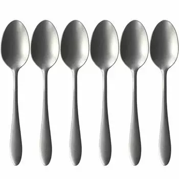 Nagao Tsubamesanjo Teaspoon aged 5 pieces 1 piece stainless steel made in Japan + 13.5cm 18-0