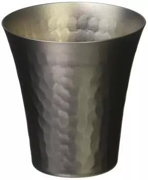 Nagao Tsubamesanjo Titanium Sake Glass Hammered 65ml Set of 2 Made in Japan TW-12