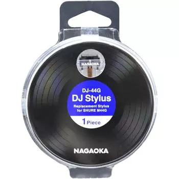 NAGAOKA Сменная игла для картриджей для пластинок Совместима с SHURE N-44G DJ-44G Подлинный оригинал из Японии