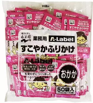 Nagatanien Commercial A Label Healthy Furikake Okaka 2 г x 50 пакетов