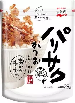 Nagatanien Parisaku Bonito Furikake Okaka со вкусом сыра 25г