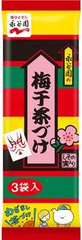 Nagatanien Umeboshi Chazuke 3 пакета x 10 штук