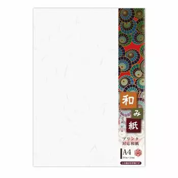 Nagatoya Shoten OA Washi Japanese Paper A4 Tairei White 100 Sheets 0391761 [Nagogami] Na-761V