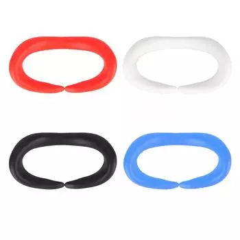 Наглазник для гарнитуры VR, мягкая водонепроницаемая сменная силиконовая накладка для лица, накладка на глаза для Meta White