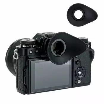 Наглазник JJC Fuji Наглазник Fujifilm LMSW Совместим с Fujifilm GFX 50S II Применимо к GFX 50S GFX100 Может вращаться на 360 градусов Видоискатель Черный EC-XT EC-XT
