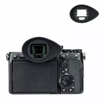 Наглазник JJC, совместимый с камерой Sony A7RV A7R5 A7IV A7M4 A7SIII A1, совместимый с Sony Eye Cup Extension, защита видоискателя с вращением на 360 градусов