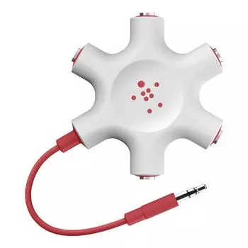 Награда 2022 года Belkin Splitter Earphone RockStar Red F8Z274btRED [Победитель VGP] Multi-Earphone Distribution/Filter