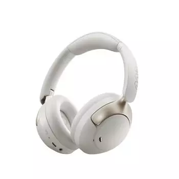 Награда 2025 года QCY H3PRO Наушники Беспроводные наушники Bluetooth Шумоподавление 50 дБ Шумоподавление Пространственное аудио До 55 часов непрерывной работы белый