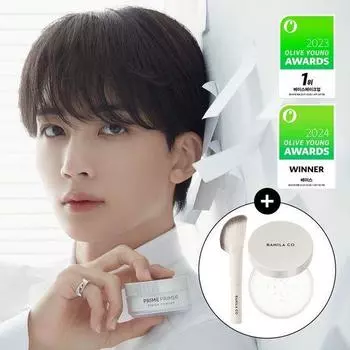 [Награда 3 года подряд] Праймер-финиш-пудра Banila Co (+Специальная кисть) Powder + Brush