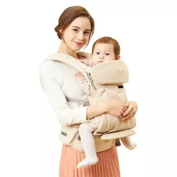 Награда «Выбор» Bebefit Baby Carrier Эргономичный складной детский рюкзак-кенгуру с креплением на бедро Безопасный подарок для ребенка [Победитель для мам] (Подпись Bebefit7) & [Международный