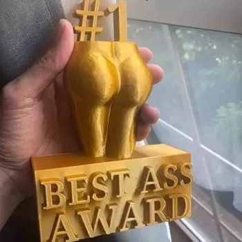Награда за лучшую задницу, креативная награда за лучшую грудь, украшение, забавная статуя золотого трофея для украшения домашней вечеринки S A