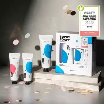 [Награды 2022 года] Duft & Doft Парфюмированный крем для рук Софи Софи (50мл+25мл+25мл), Корейская косметика