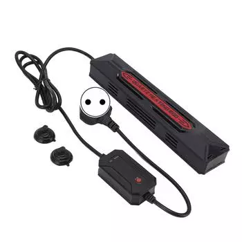 Нагреватель для аквариума, погружной, кварцевый стеклянный нагревательный стержень для аквариума с термостатическим защитным чехлом