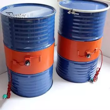 Нагреватель для бочек 110 В, регулируемая температура от 30 до 150 градусов по Цельсию, металлическая грелка для масляной бочки объемом 55 галлонов, силиконовая грелка для бочек A