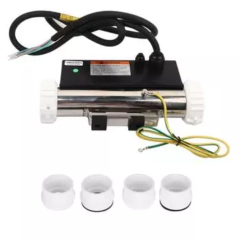 Нагреватель для массажной ванны, 3 кВт, термостат для спа, циркуляционное нагревательное оборудование для горячих и холодных ванн