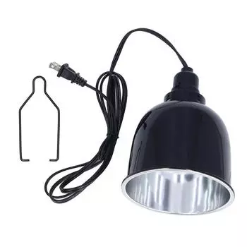 Лампа для обогрева рептилий, алюминиевый купол 250 Вт E27, светильник для рептилий, для террариума черепах и ящериц, США
