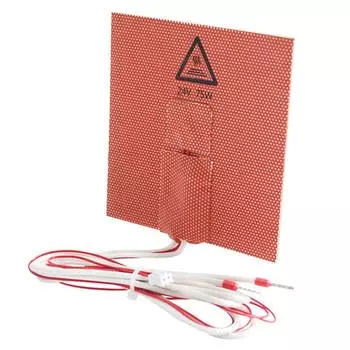 Нагревательная пластина 24 В 75 Вт нагревательная пластина 100x100 мм для 3D-принтера VONON 0.1/0.2