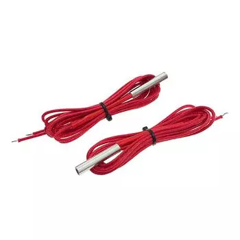 Нагревательная трубка для деталей 3D-принтера 12 В 40 Вт длина 1 м ( 6*15/6*20/6*30мм ) Керамический картридж для нагрева экструдера 40 Вт Нагреватель для экструзии