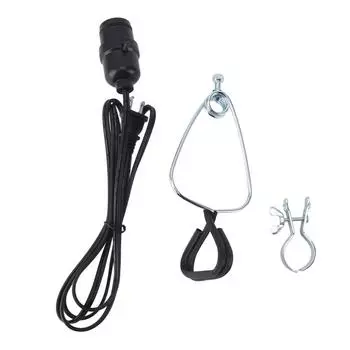 Абажур для лампы для рептилий с подогревом 300 Вт, эффективный нагревательный абажур для рептилий, ящериц и змей, США